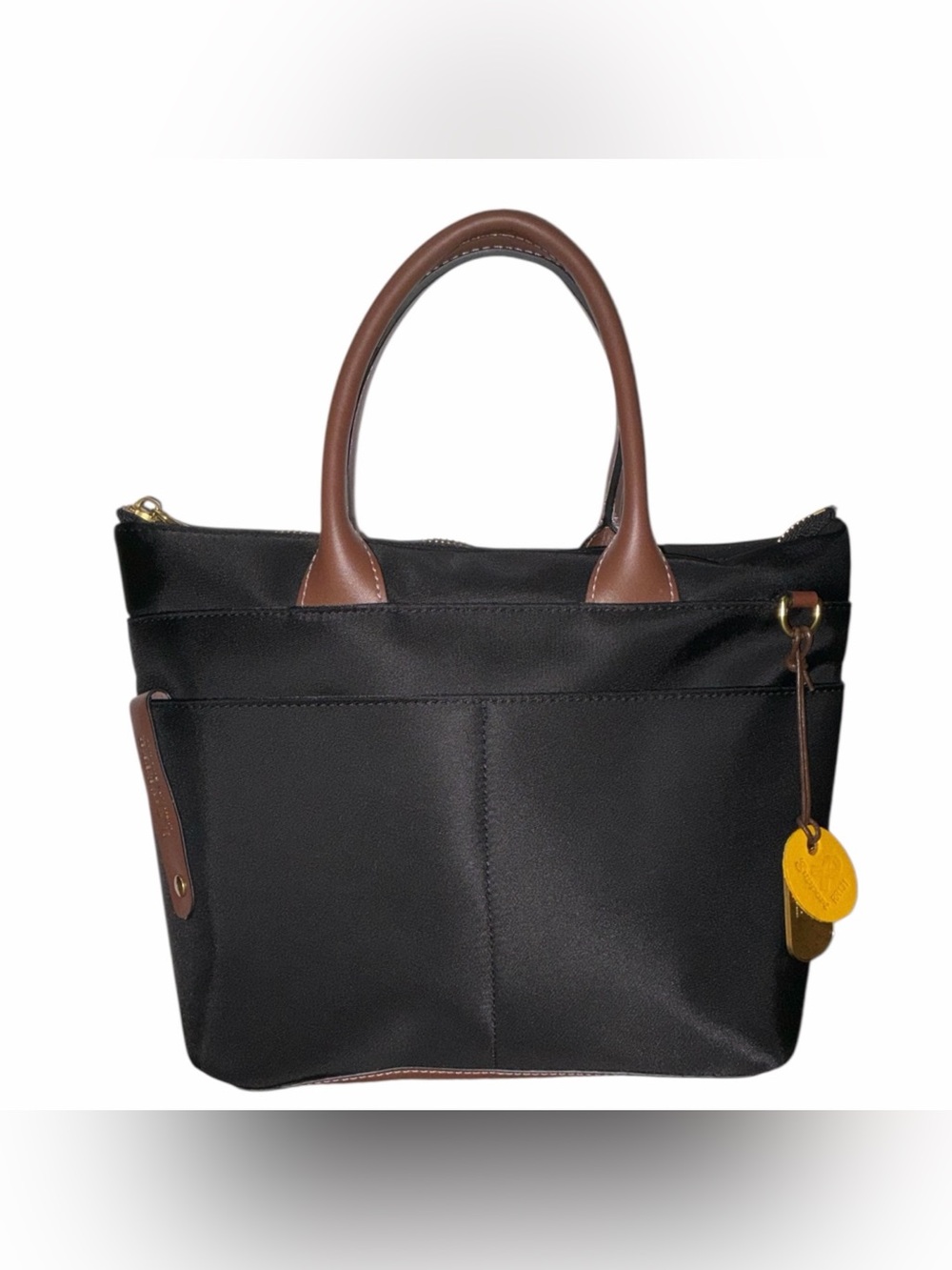 R, Riveter Brown Black Crossbody Bag